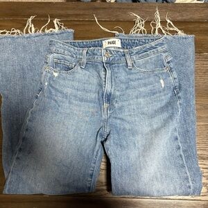 PAIGE Medium Blue Denim Jeans